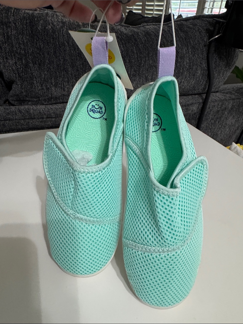 Kids' Aqua Mesh Water Shoes - Mint Green